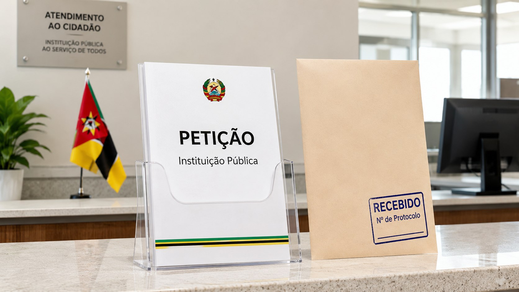 Saiba como apresentar uma petição a uma instituição pública em Moçambique, obter prova da entrega, acompanhar o prazo e exigir uma resposta formal quando o órgão público permanece em silêncio.