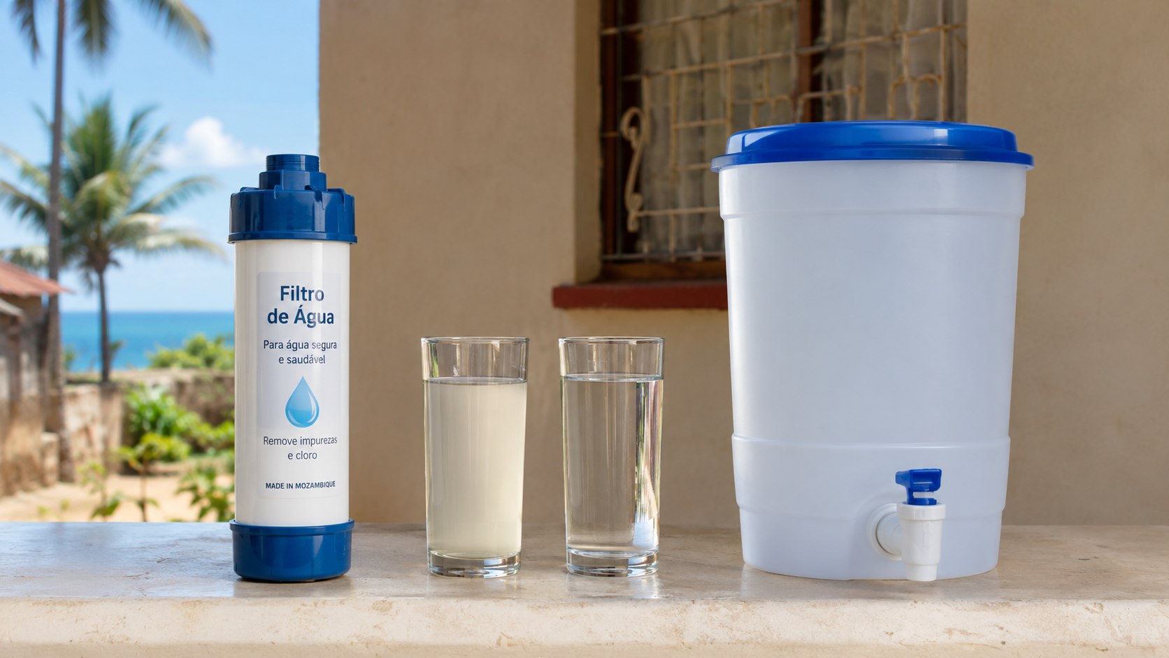 Água de furo em Moçambique pode conter E. coli, nitratos, sais e metais. Saiba quais análises pedir, quando evitar o consumo e como ferver, desinfectar, filtrar e armazenar a água com segurança hoje.