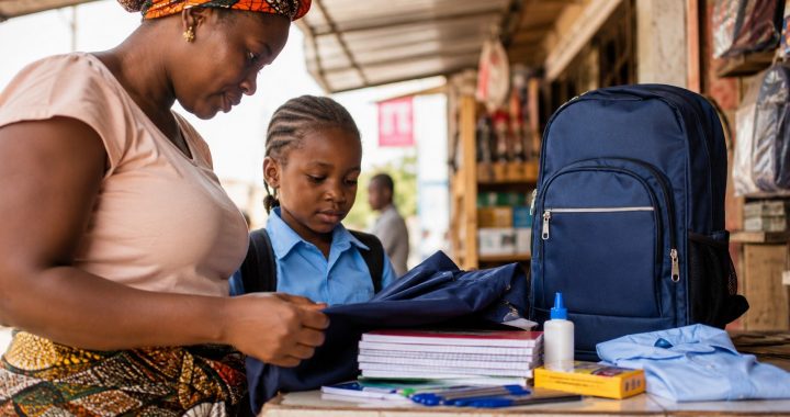 Quanto custa preparar uma criança para a escola em Moçambique em 2026: uniforme, mochila e material