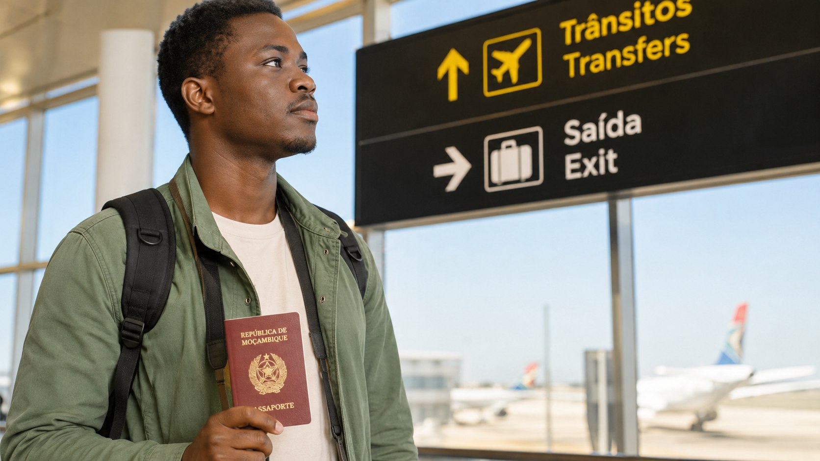 Moçambicano em trânsito por Joanesburgo: saiba quando pode sair do aeroporto O.R. Tambo, quando deve ficar na área internacional e quais documentos são necessários para entrar na África do Sul.