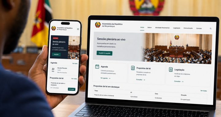 Como acompanhar sessões da Assembleia da República e consultar propostas de lei em Moçambique hoje
