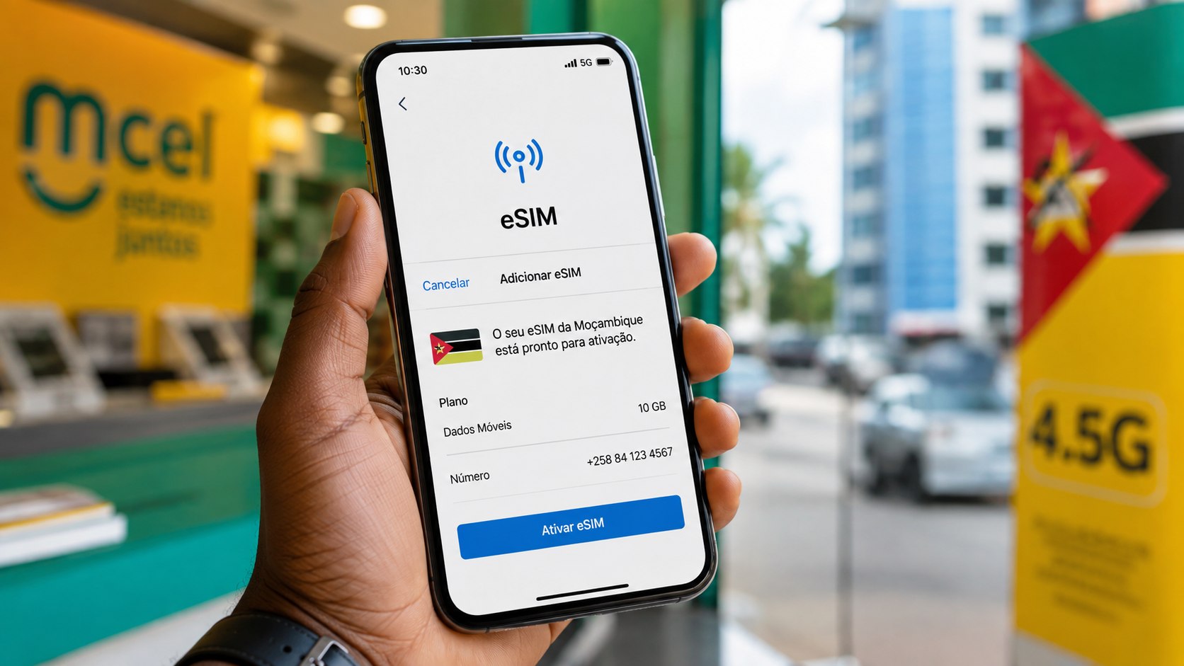 eSIM em Moçambique em 2026: veja quais operadoras oferecem o serviço, como activar, que iPhone, Samsung e Google Pixel são compatíveis e o que verificar antes de trocar o cartão físico no país.