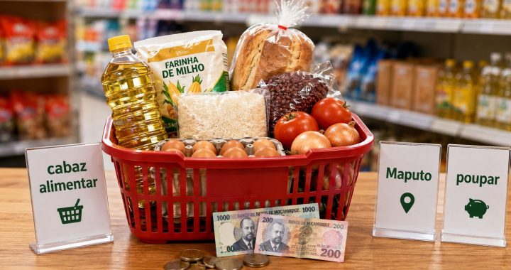 Quanto custa o cabaz alimentar em Moçambique em 2026: preços, diferenças por cidade e formas de poupar