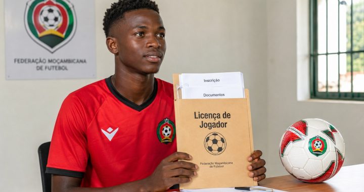 Como obter licença de jogador de futebol em Moçambique: inscrição, exames e documentos