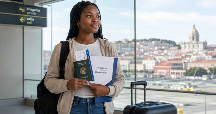 Estudar em Portugal saindo de Moçambique: candidatura, visto, propinas e custo inicial