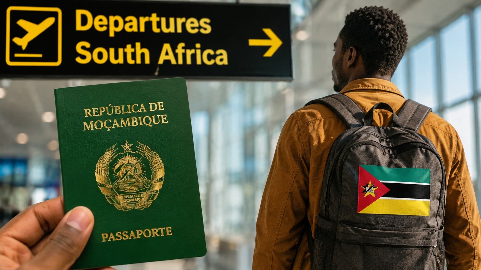 Moçambicano perdeu o passaporte na África do Sul? Saiba como comunicar a perda, contactar o consulado, obter documento de emergência e regressar a Moçambique legalmente e sem atrasos na fronteira já.